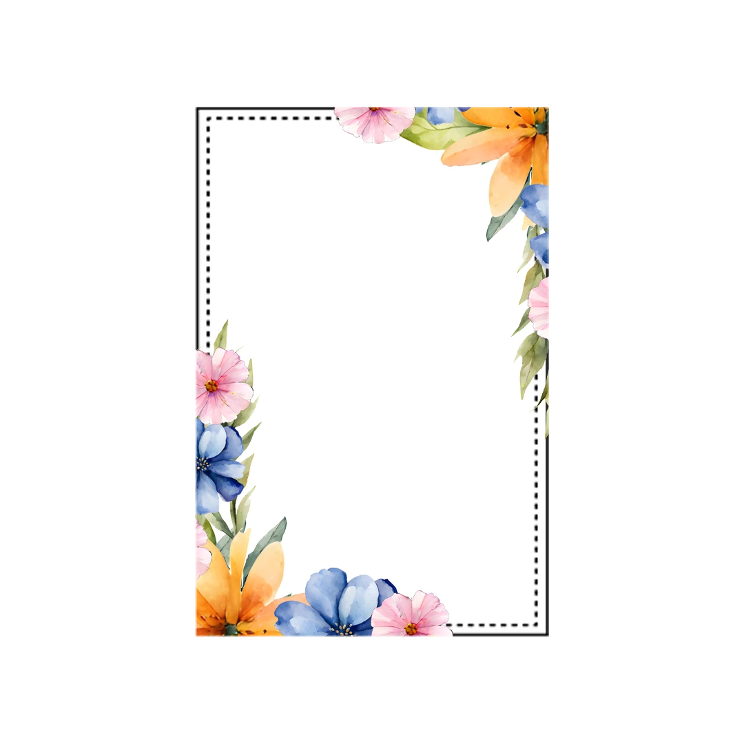 Download Transparent Floral Frames PNG Blossom Your Designs_14.webp